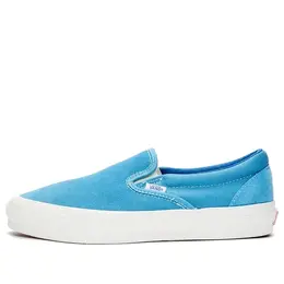 Vans: Синие кроссовки  Classic Slip On