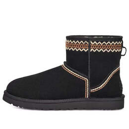 UGG: Чёрные кроссовки  Classic Mini