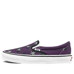 Vans: Фиолетовые кроссовки  Classic Slip On