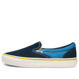 Vans: Синие кроссовки  Classic Slip On