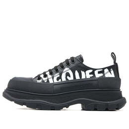 Alexander McQueen: Чёрные кроссовки  Tread Slick