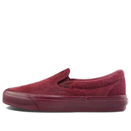 Vans: Красные кроссовки  Classic Slip On