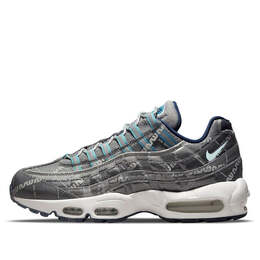 Nike: Голубые кроссовки  Air Max 95 SE