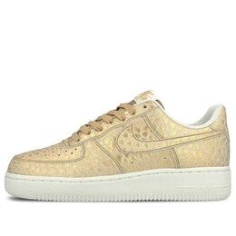 Nike: Золотые кроссовки  Air Force 1 Low