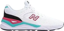 New Balance: Белые кроссовки 