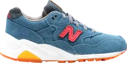 New Balance: Синие кроссовки 