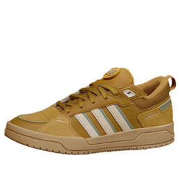 Adidas: Коричневые кроссовки 