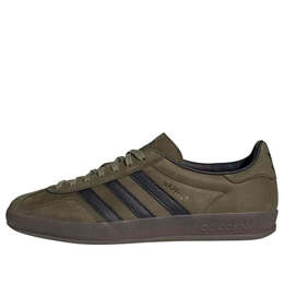 Adidas: Зелёные кроссовки  Gazelle Indoor