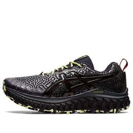 Asics: Чёрные кроссовки 
