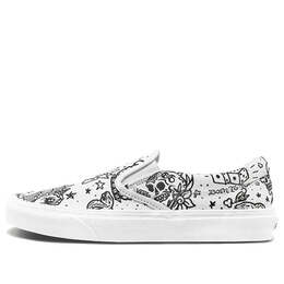 Vans: Белые кроссовки  Classic Slip On