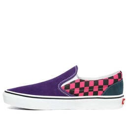 Vans: Фиолетовые кроссовки  Classic Slip On