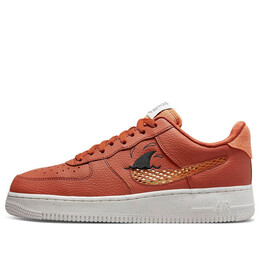 Nike: Оранжевые кроссовки  Air Force 1 Low