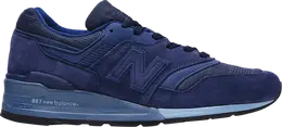 New Balance: Голубые кроссовки  997