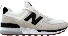 New Balance: Белые кроссовки  574