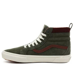 Vans: Зелёные кроссовки  Sk8-Hi