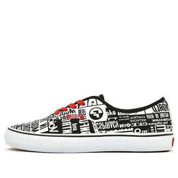 Vans: Чёрные кроссовки  Authentic