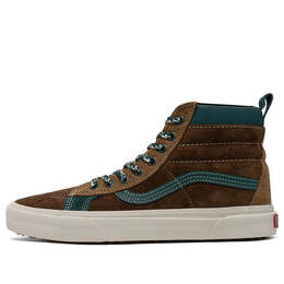 Vans: Зелёные кроссовки  Sk8-Hi