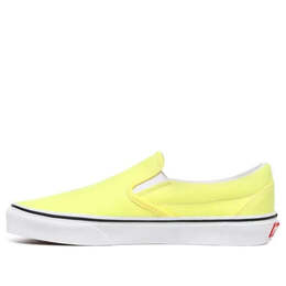 Vans: Жёлтые кроссовки  Classic Slip On