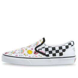 Vans: Белые кроссовки  Classic Slip On