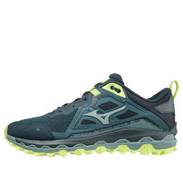 Mizuno: Зелёные кроссовки 