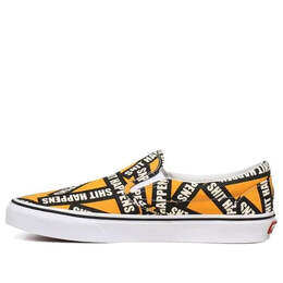 Vans: Оранжевые кроссовки  Classic Slip On