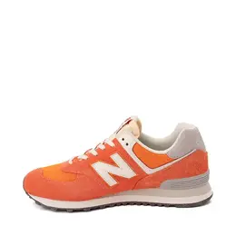 New Balance: Оранжевые кроссовки  574