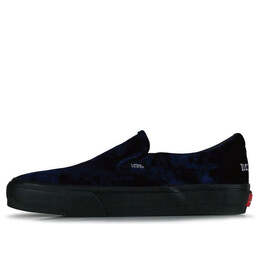 Vans: Синие кроссовки  Classic Slip On