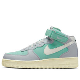 Nike: Зелёные кроссовки  Air Force 1