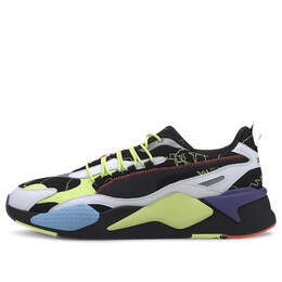 PUMA: Чёрные кроссовки  RS-X