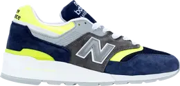 New Balance: Голубые кроссовки  997