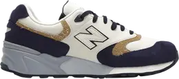 New Balance: Белые кроссовки 