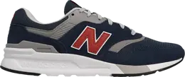 New Balance: Синие кроссовки  997