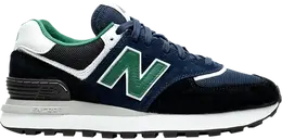 New Balance: Синие кроссовки  574