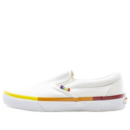 Vans: Белые кроссовки  Classic Slip On