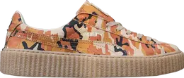 PUMA: Оранжевые кроссовки  Suede Creepers