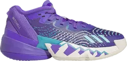 Adidas: Фиолетовые кроссовки 