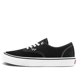 Vans: Чёрные кроссовки  Authentic