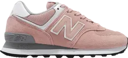 New Balance: Розовые кроссовки  574