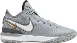 Nike: Серые кроссовки 