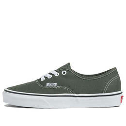 Vans: Зелёные кроссовки  Authentic