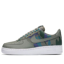 Nike: Зелёные кроссовки  Air Force 1