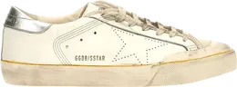 Golden Goose: Серебристые кроссовки  Superstar