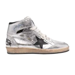 Golden Goose: Серебристые кроссовки  Sky Star