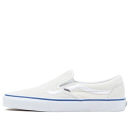 Vans: Белые кроссовки  Classic Slip On