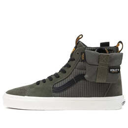 Vans: Зелёные кроссовки  Sk8-Hi