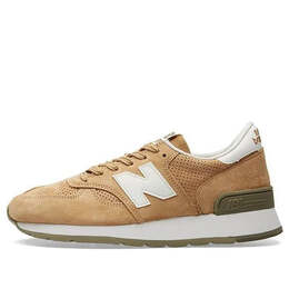 New Balance: Бежевые кроссовки 