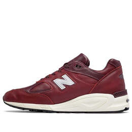 New Balance: Бордовые кроссовки  990