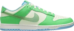 Nike: Зелёные кроссовки  Dunk Low