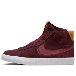 Nike: Бордовые кроссовки  Blazer Mid Premium