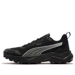 PUMA: Чёрные кроссовки 